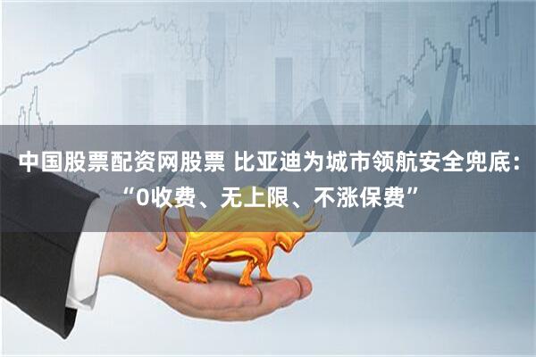 中国股票配资网股票 比亚迪为城市领航安全兜底：“0收费、无上限、不涨保费”